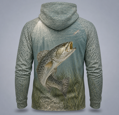 Speckled Sea Trout Snook 3D Fishing Hoodie – Coastal Gift