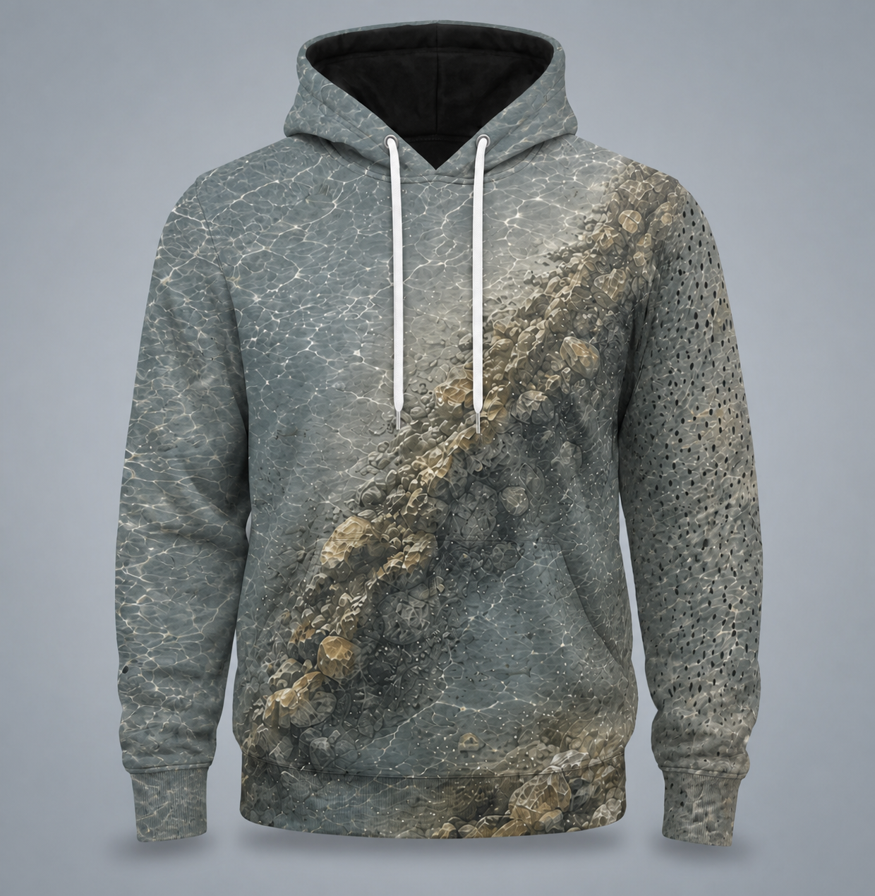 Brown Trout Fly Fishing 3D Hoodie – Angler Gift for Men