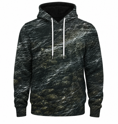 Brook Trout Splash 3D Fishing Hoodie – Dark River Angler