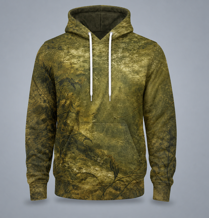 Northern Pike 3D Fishing Hoodie – Olive Swamp Angler Gift