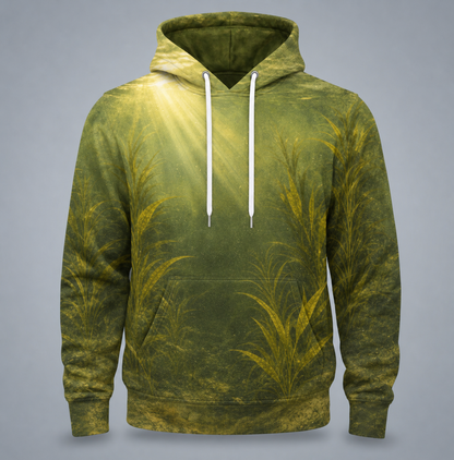 Northern Pike 3D Fishing Hoodie – Sunlit Weeds Angler Gift