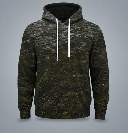 Northern Pike 3D Fishing Hoodie – Dark Lake Angler Gift