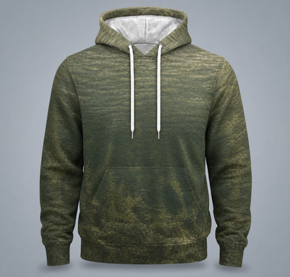 Muskie 3D Fishing Hoodie – Olive Water Strike Lure Gift