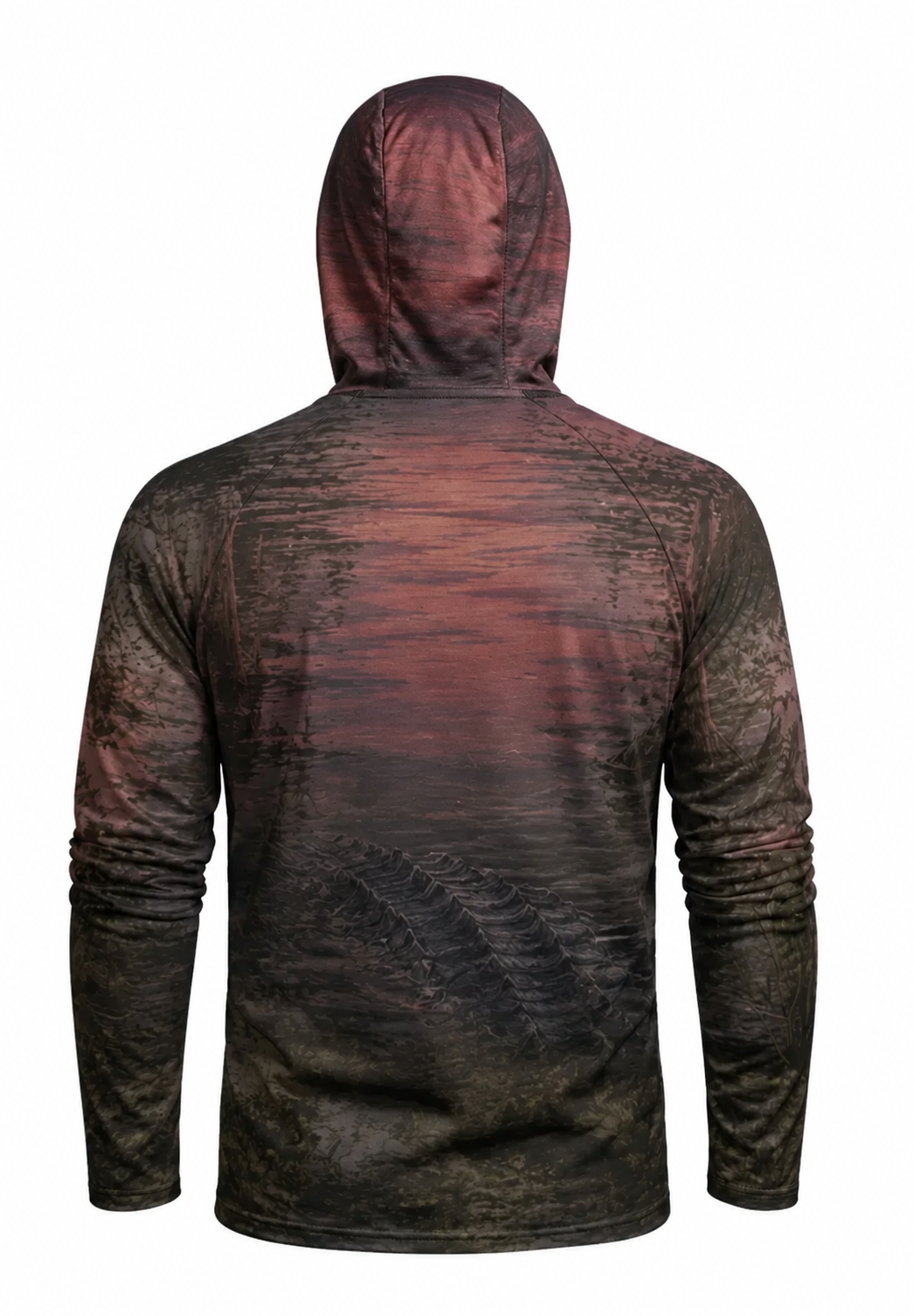 Alligator 3D Hoodie – Rose Swamp Sunset Hunting Gift