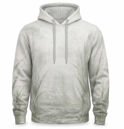 Alligator 3D Hoodie – Pale Marsh Swamp Hunting Gift for Men