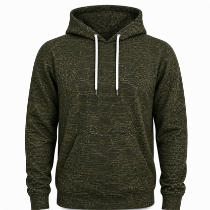 Crocodile 3D Hoodie – Dark Olive Eyes Swamp Hunting Gift