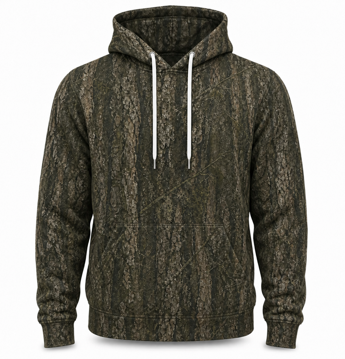 Crocodile 3D Hoodie – Bark Camo Swamp Hunting Gift for Men