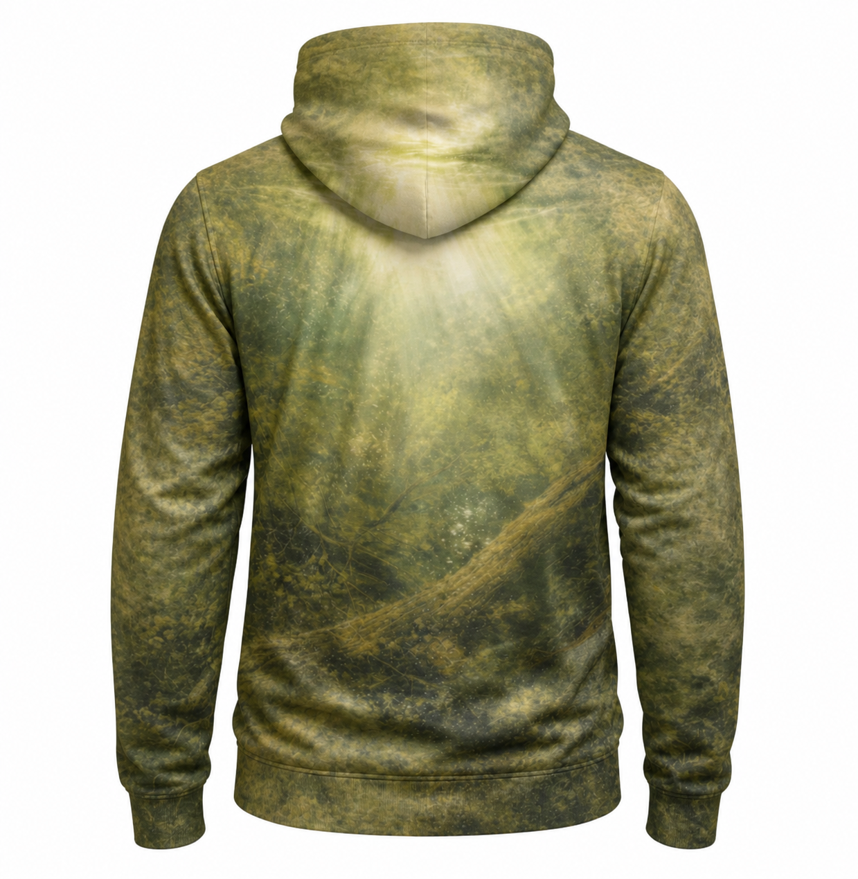 Largemouth Bass 3D Fishing Hoodie – Olive Underwater Gift