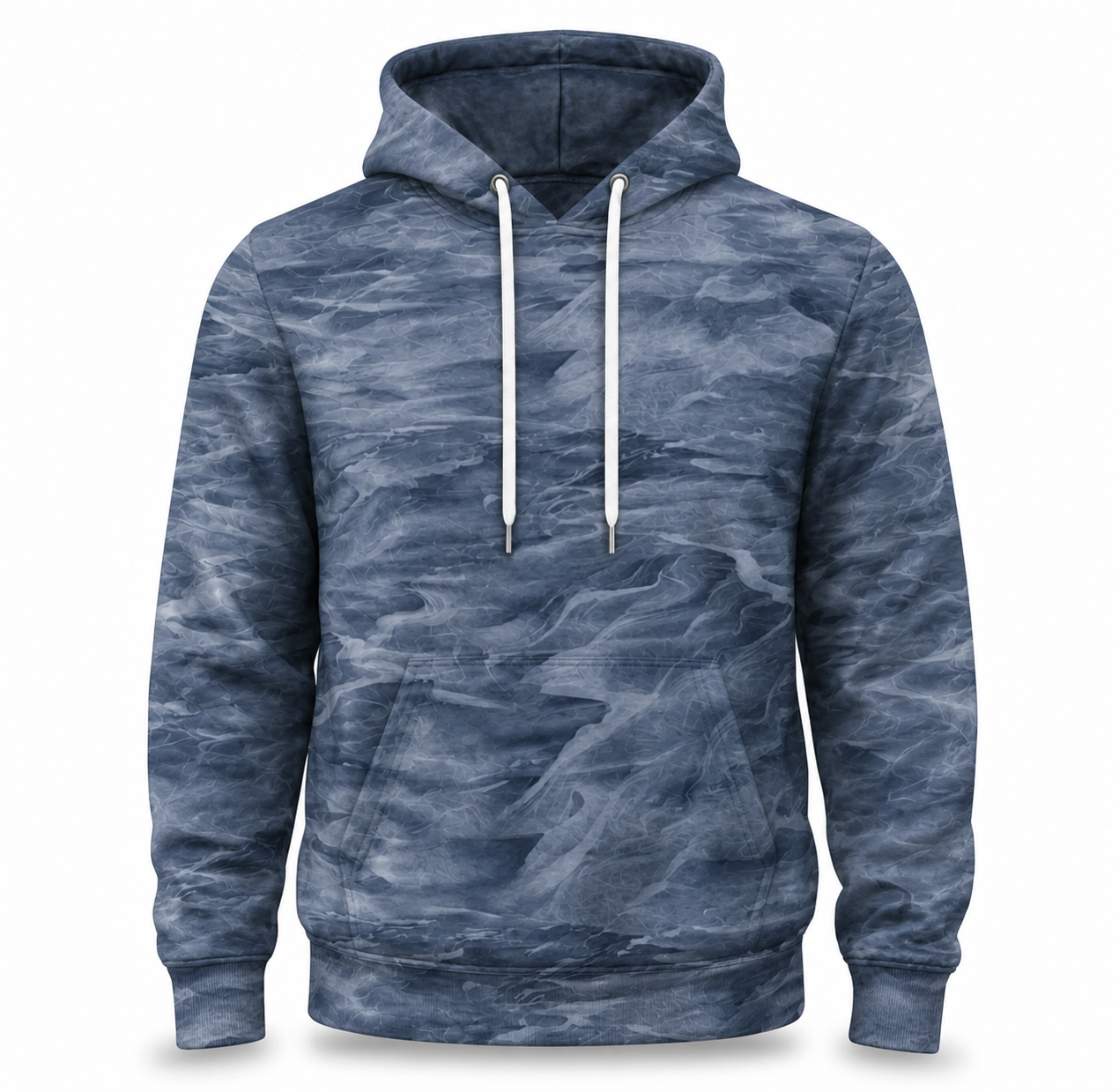 Striped Bass 3D Fishing Hoodie – Blue Gray Angler Gift