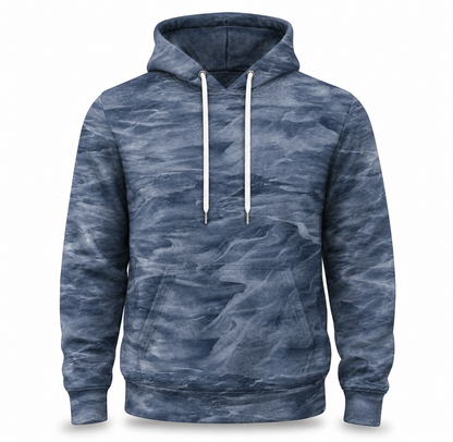 Striped Bass 3D Fishing Hoodie – Blue Gray Angler Gift