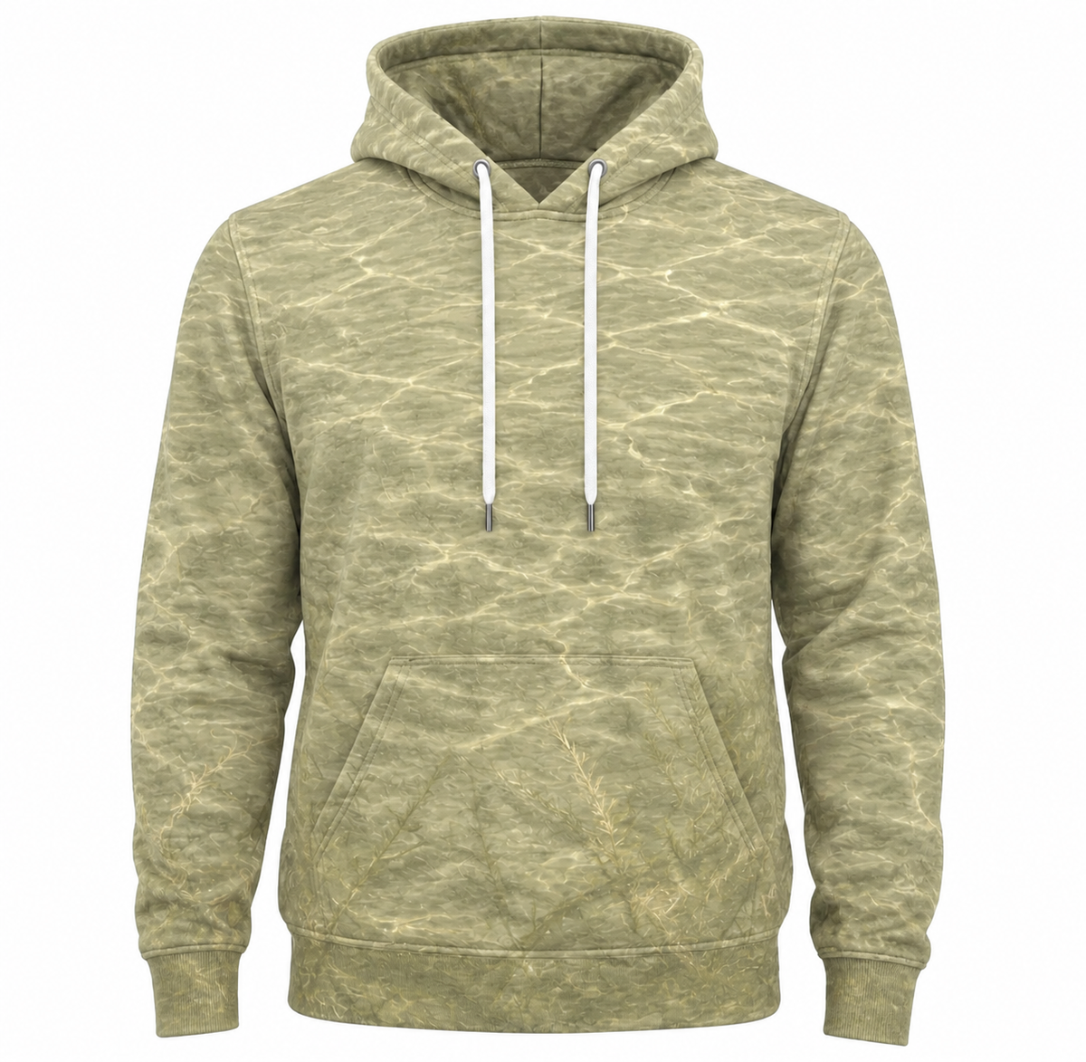 Largemouth Bass 3D Fishing Hoodie – Khaki Sunfish Angler Gift