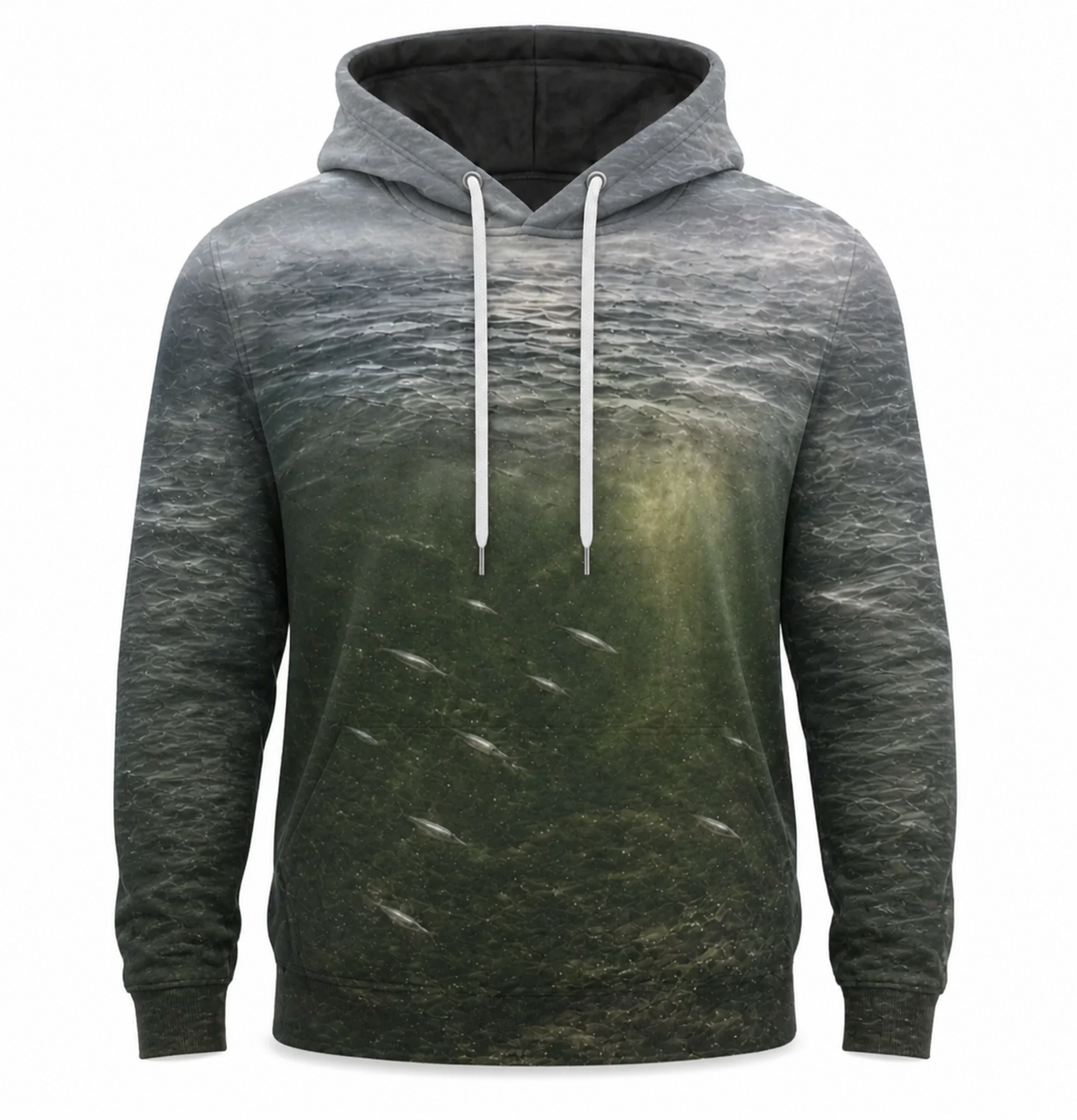 Walleye 3D Fishing Hoodie – Misty Boat Angler Gift for Men