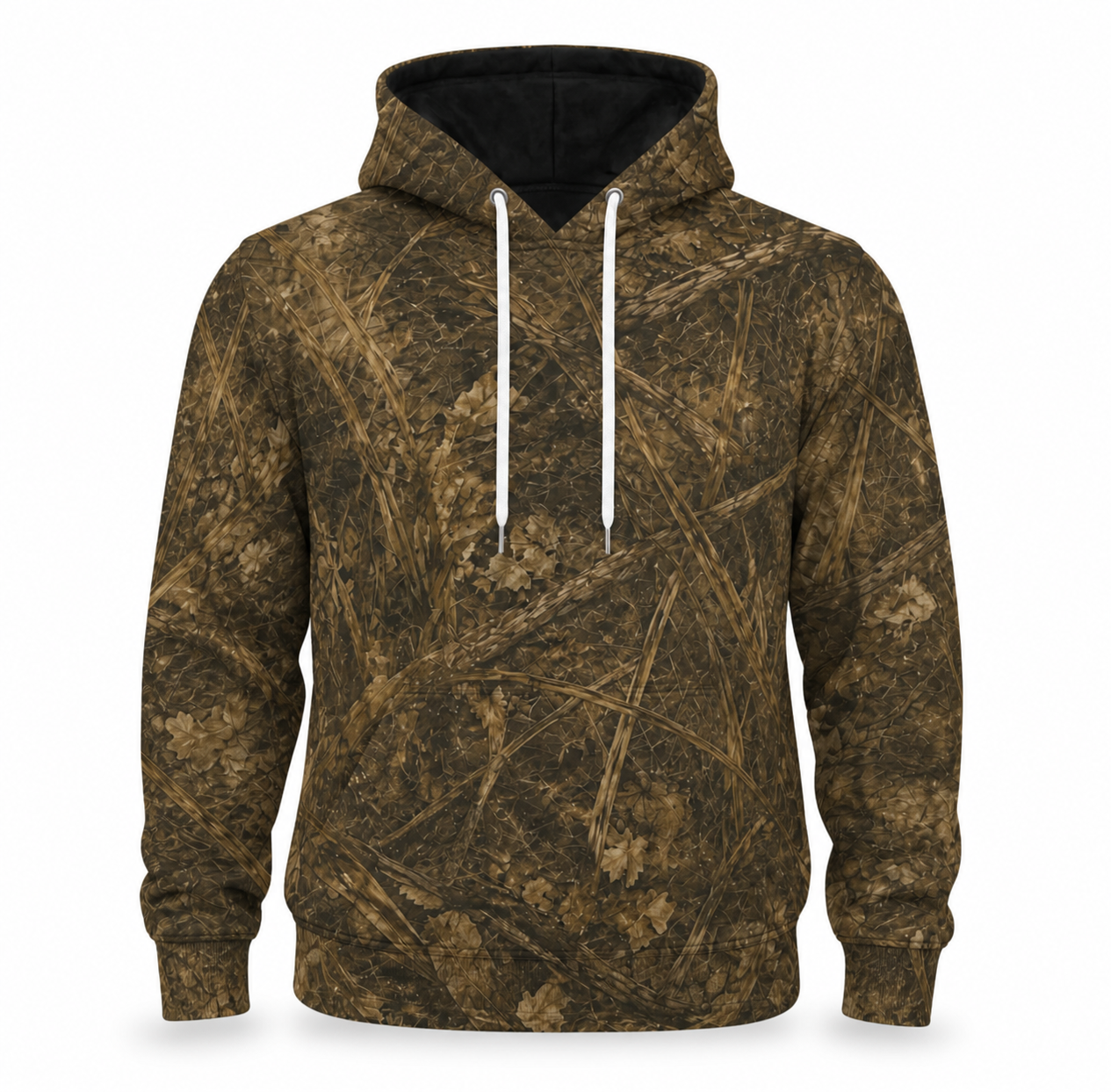 Redfish Marsh Grass Camo 3D All Over Print Fishing Hoodie