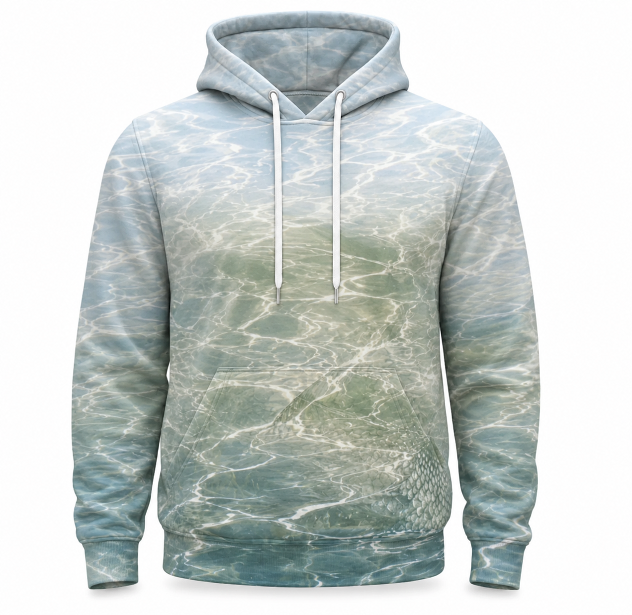 Redfish Tailing Pale Water 3D All Over Print Fishing Hoodie