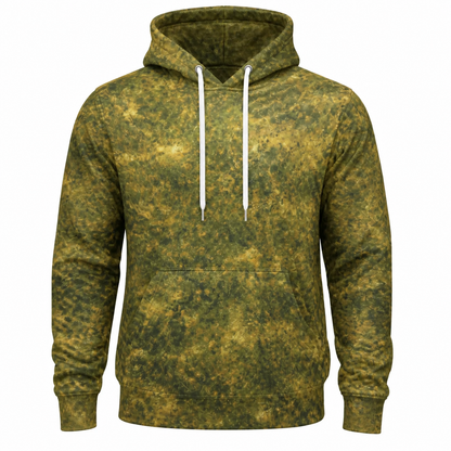Crappie Olive Gold Timber 3D All Over Print Fishing Hoodie