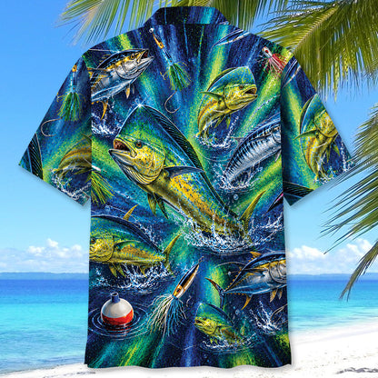 Mahi Mahi Tuna Fishing Deep Sea Hawaiian Shirt